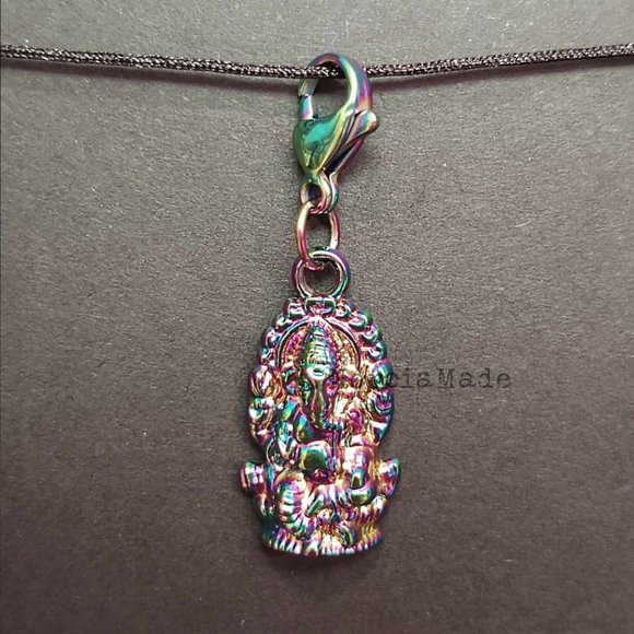 T.NorciaMade Accessories - Neochrome Ganesha Charm: Single